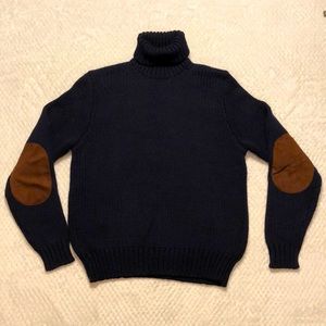 Vintage Polo by Ralph Lauren chunky wool blend knit sweater turtleneck